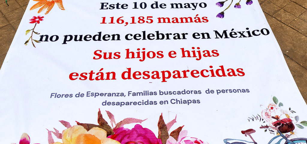 Activités pour les personnes disparues dans le cadre de la Fête des Mères, San Cristóbal de las Casas, mai 2024 © SIPAZ