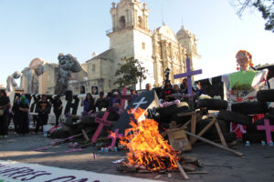 Marcha del 25N en Oaxaca © Consorcio