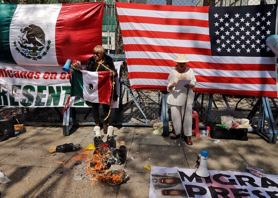 Manifestación contra la política de deportación © Europa Press / La Gaceta.es