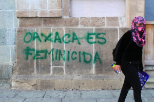 Día Internacional de la Eliminación de la Violencia contra las Mujeres en la Ciudad de Oaxaca, noviembre de 2024 © CIMAC